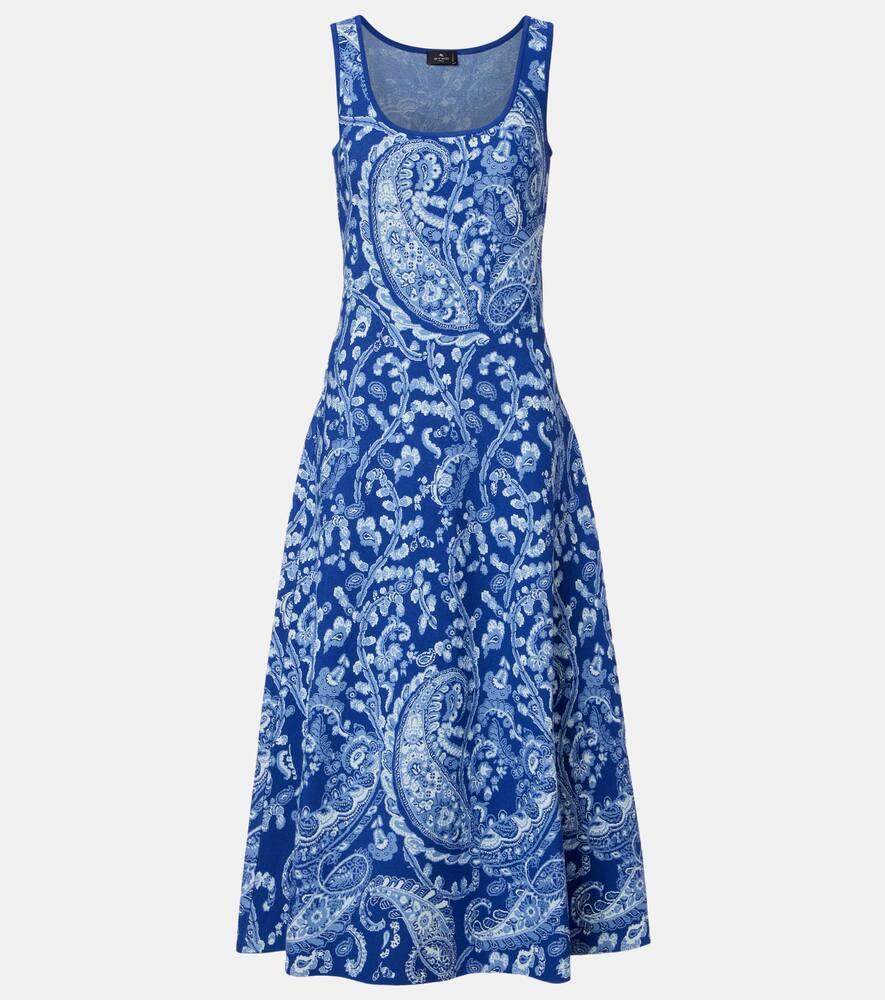 etro knitted midi dress