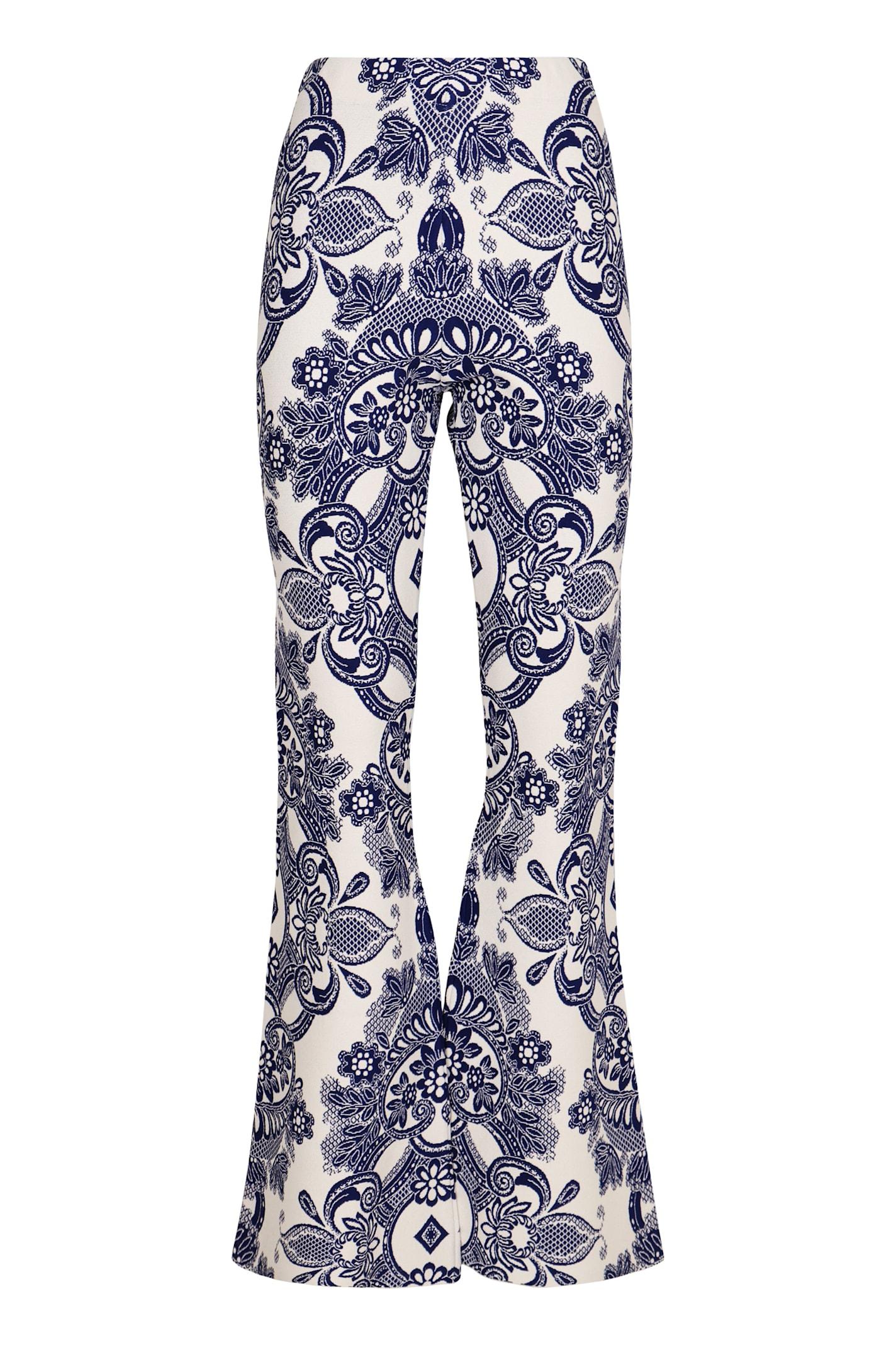 etro knitted trousers