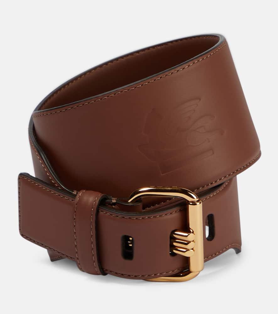 etro leather belt