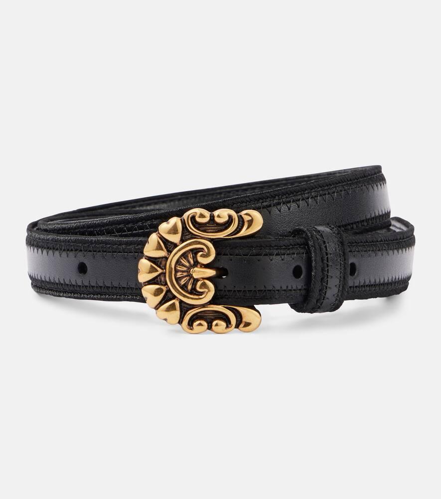 etro leather belt