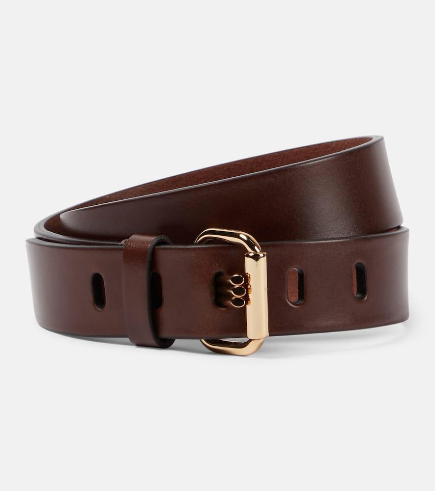 etro leather belt