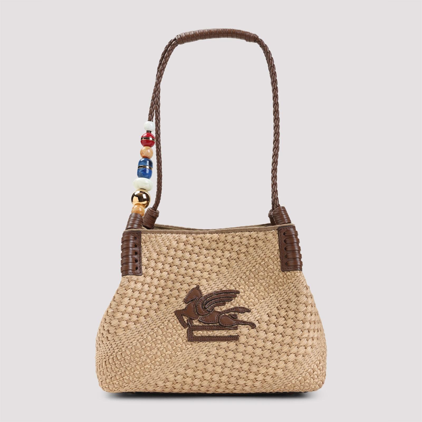 etro libra s rafia shoulder bag