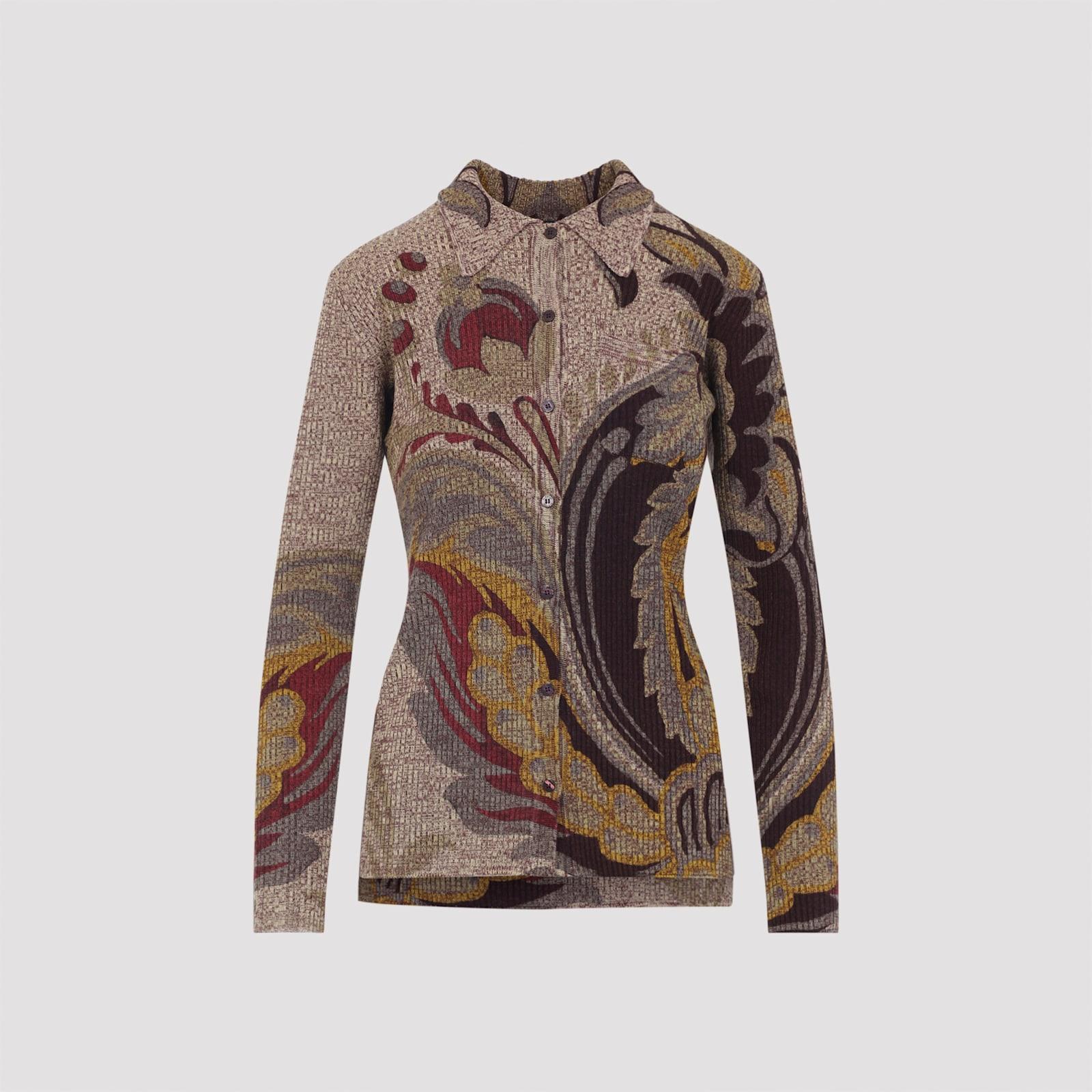 etro long sleeves knit top