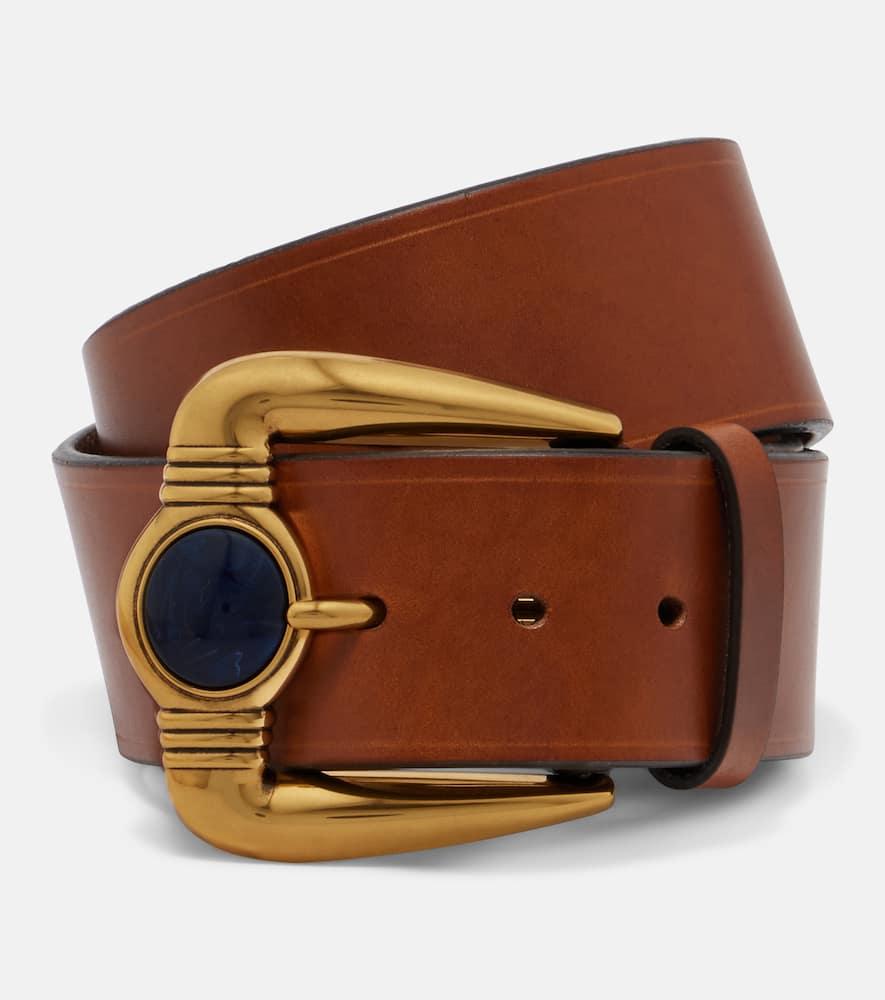 etro orologio embellished leather belt