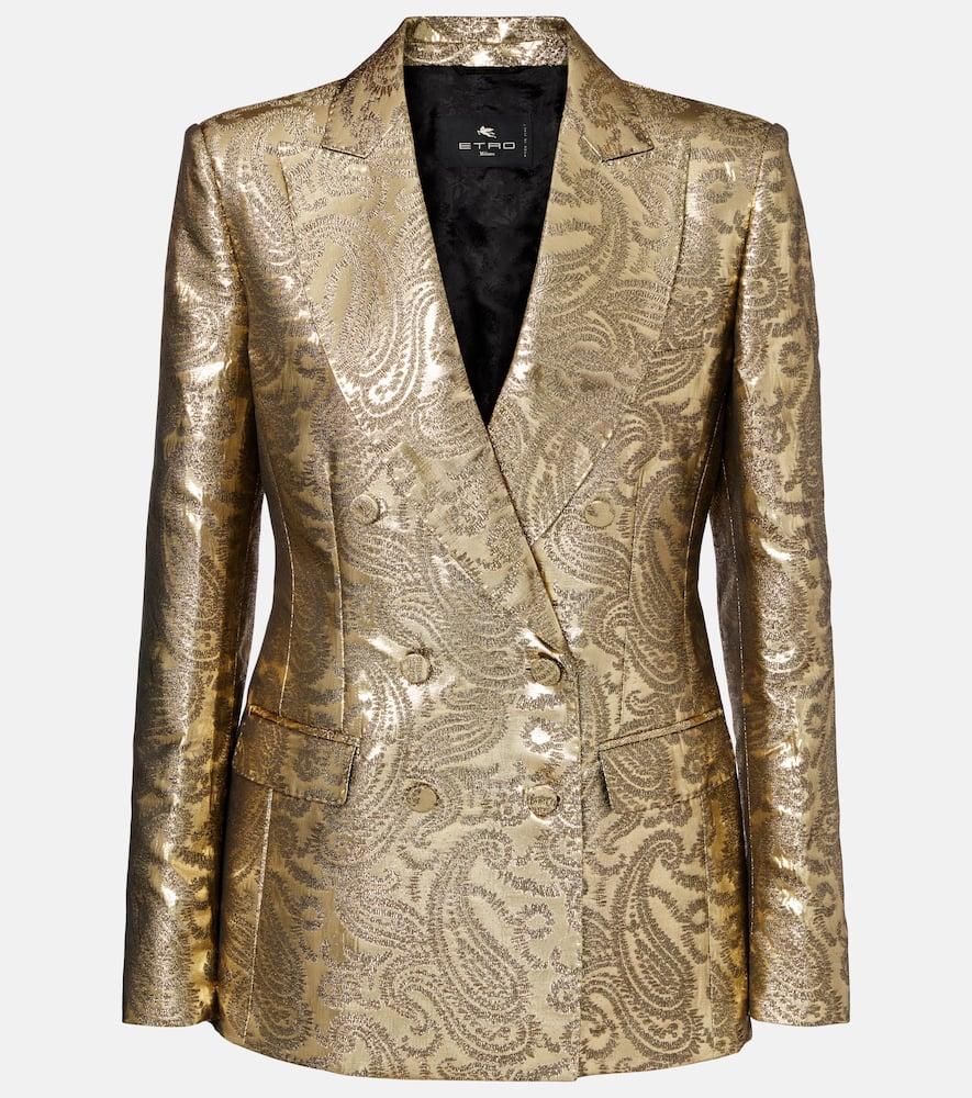 etro paisley brocade blazer
