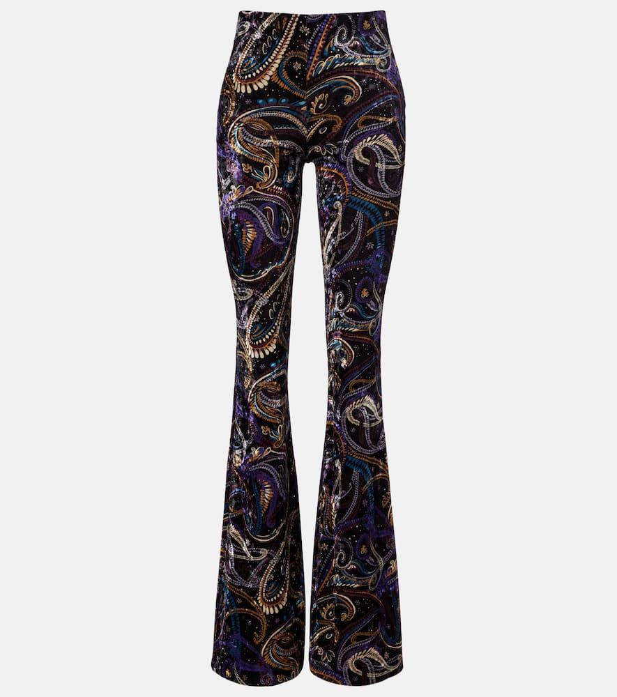 etro paisley flared pants