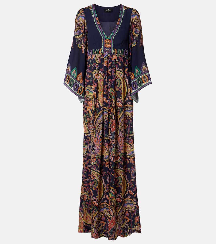 etro paisley maxi dress