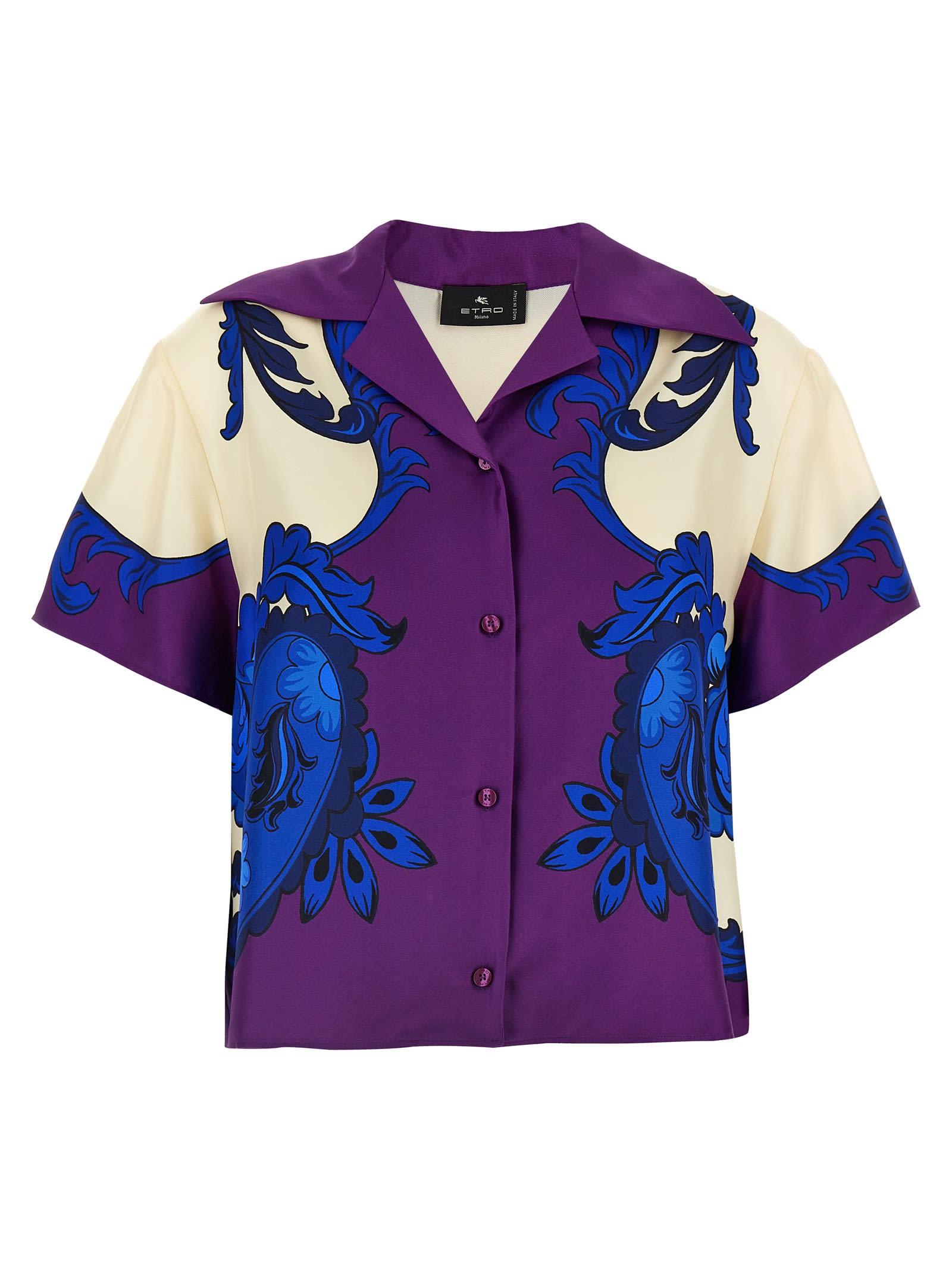etro paisley maxi shirt