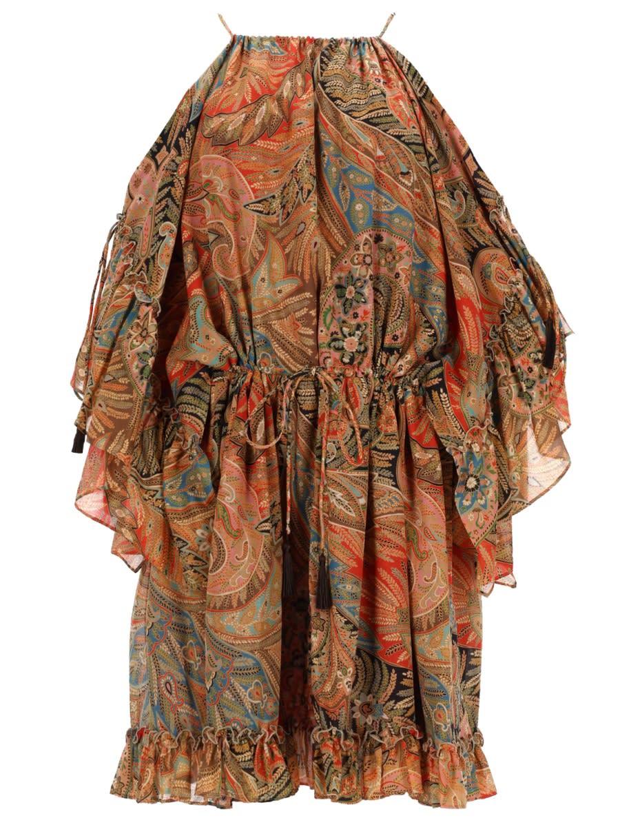 etro paisley print dress