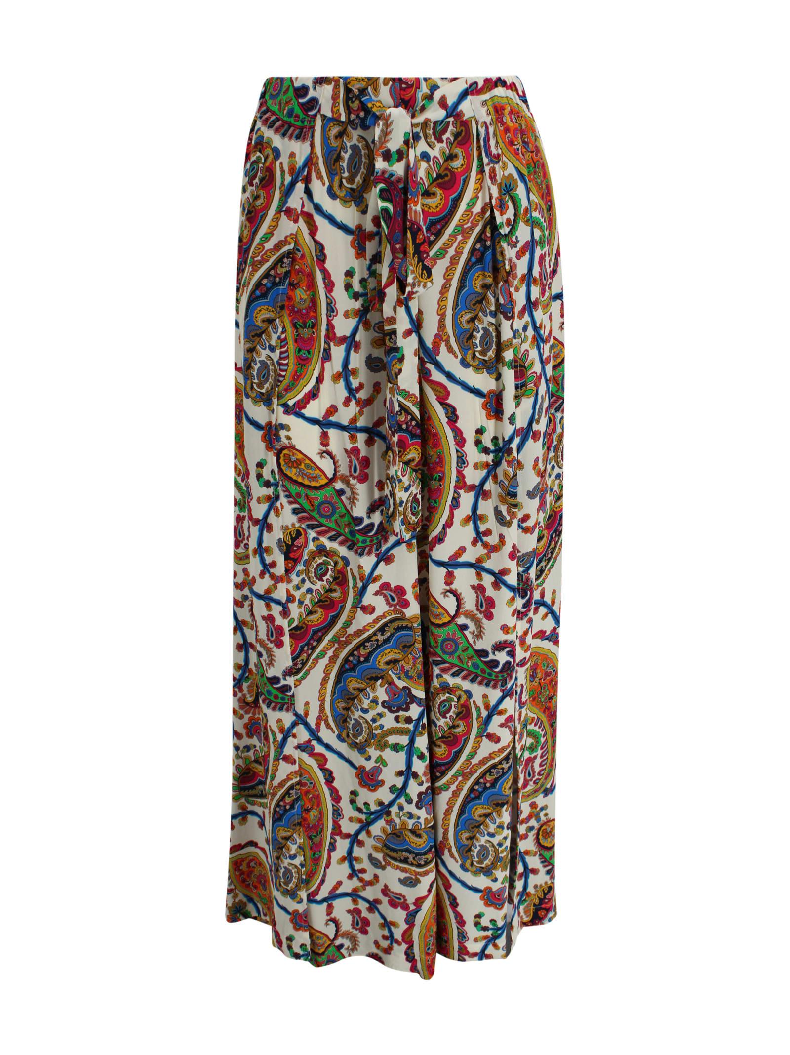 etro paisley print palazzo trousers