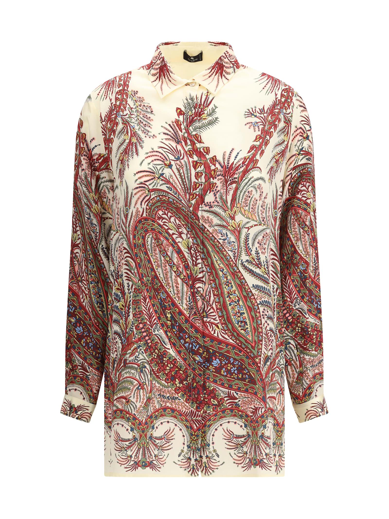 etro paisley print shirt