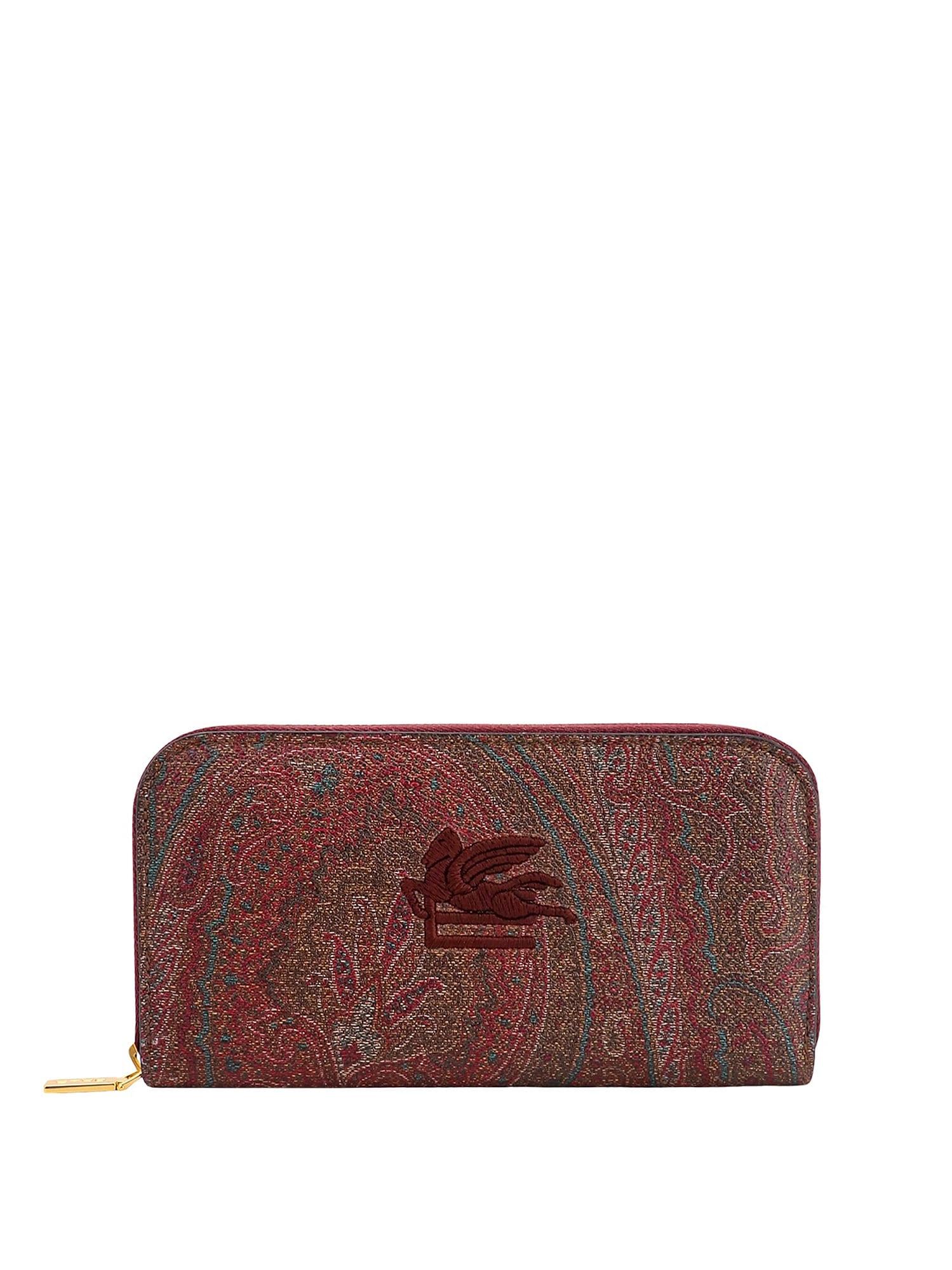 etro paisley print wallet
