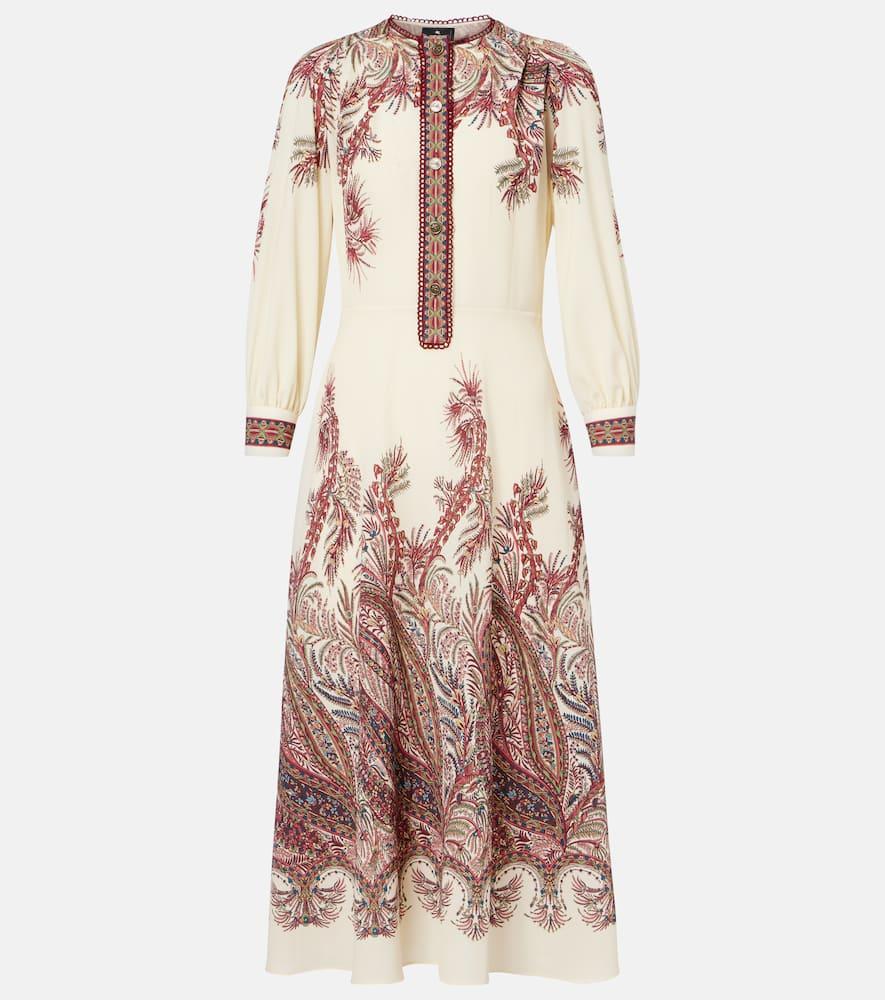 etro paisley shirt dress