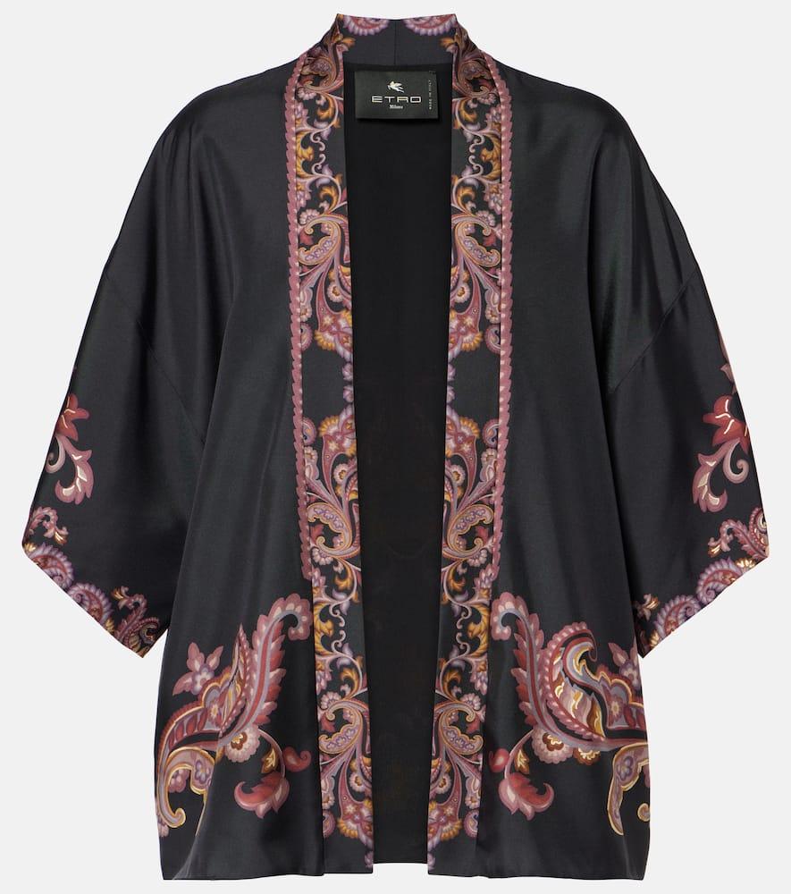 etro paisley silk jacket