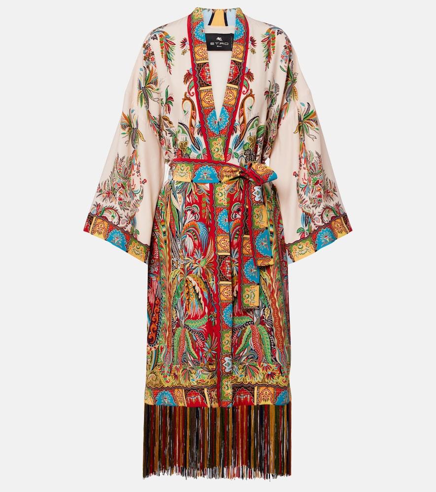 etro paisley silk kaftan