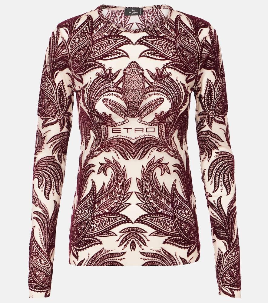 etro paisley top