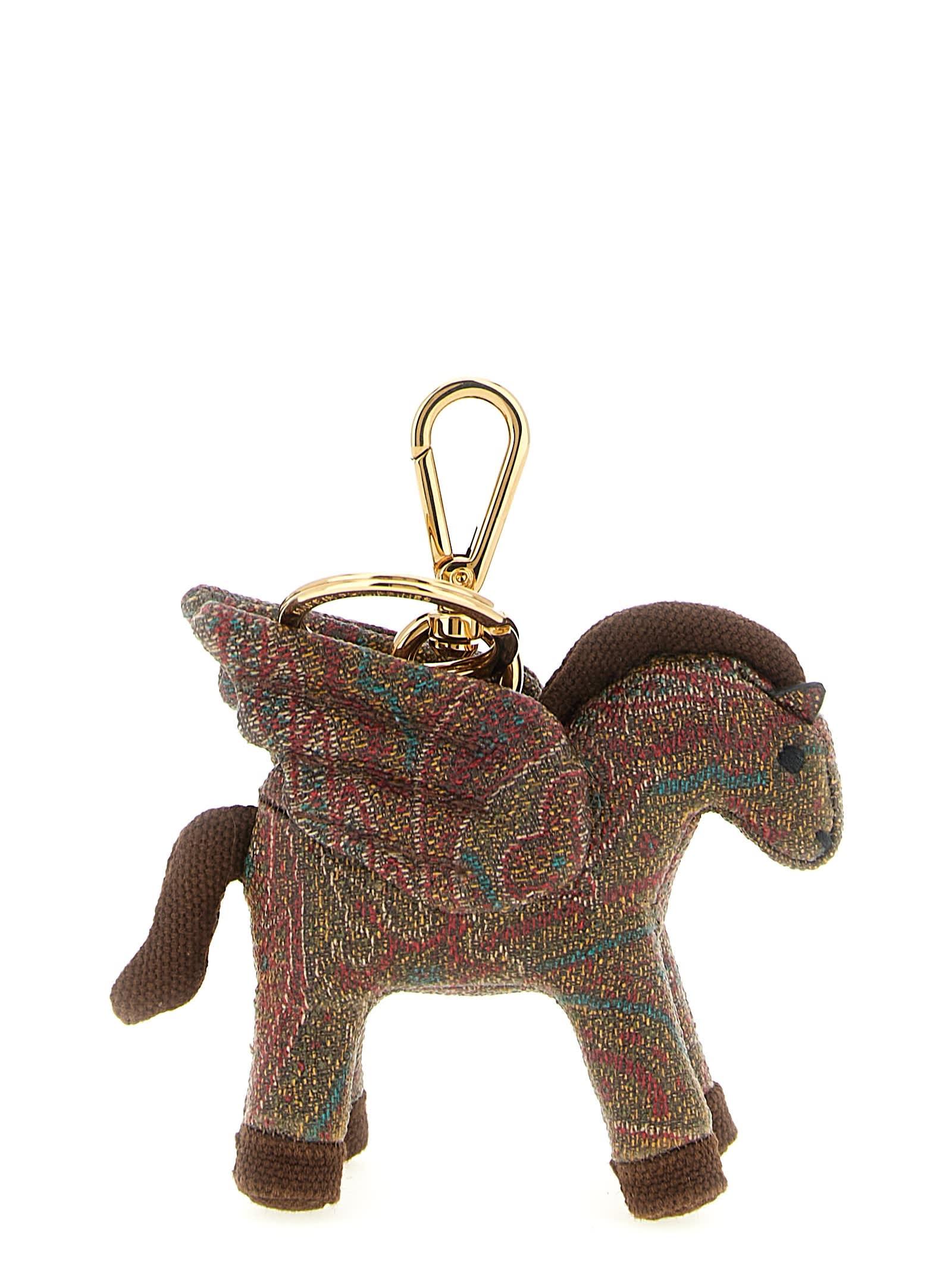 etro pegaso keyring