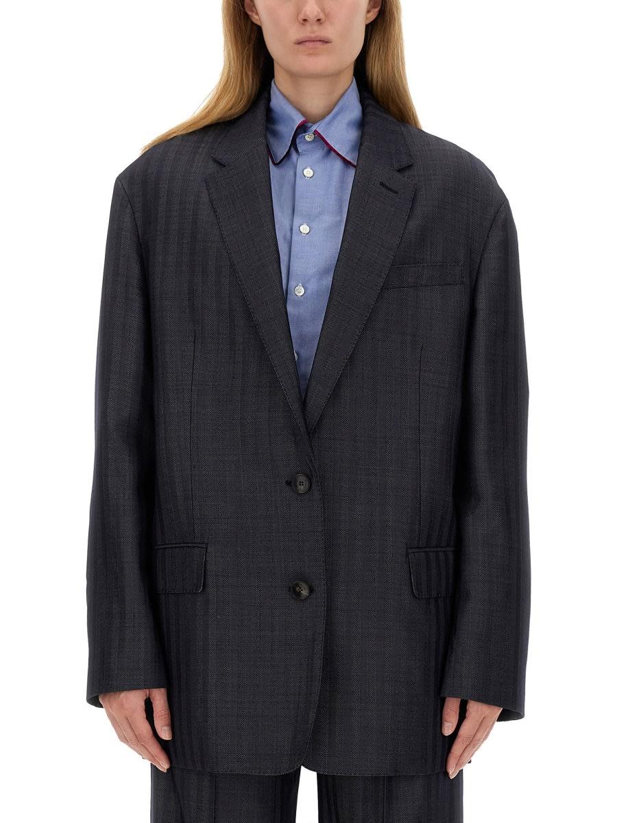 etro pegasus buttoned over jacket