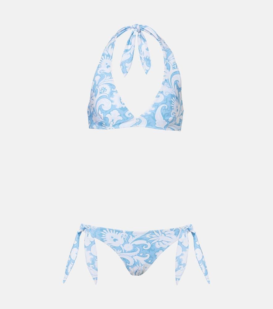 etro printed bikini