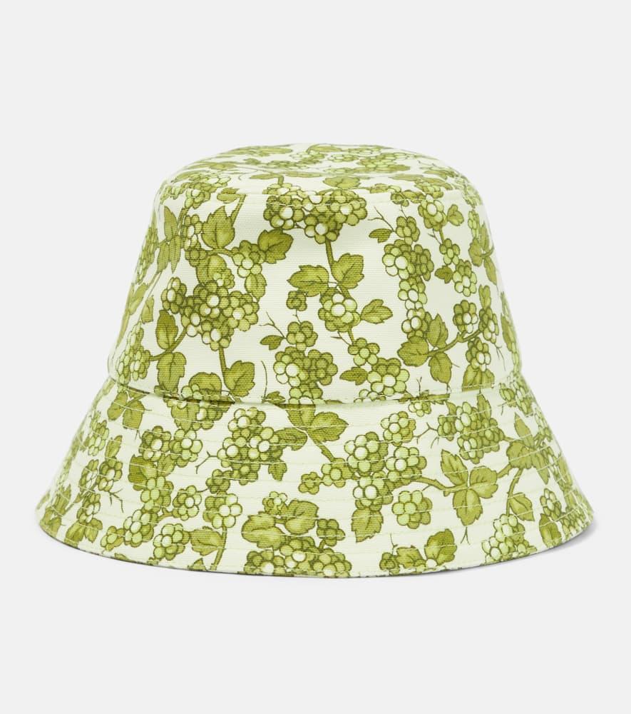 etro printed canvas bucket hat