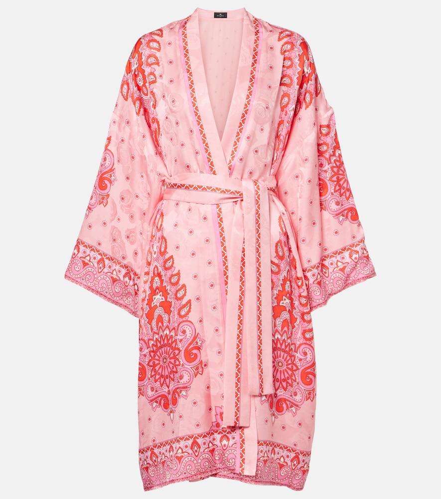 etro printed coat