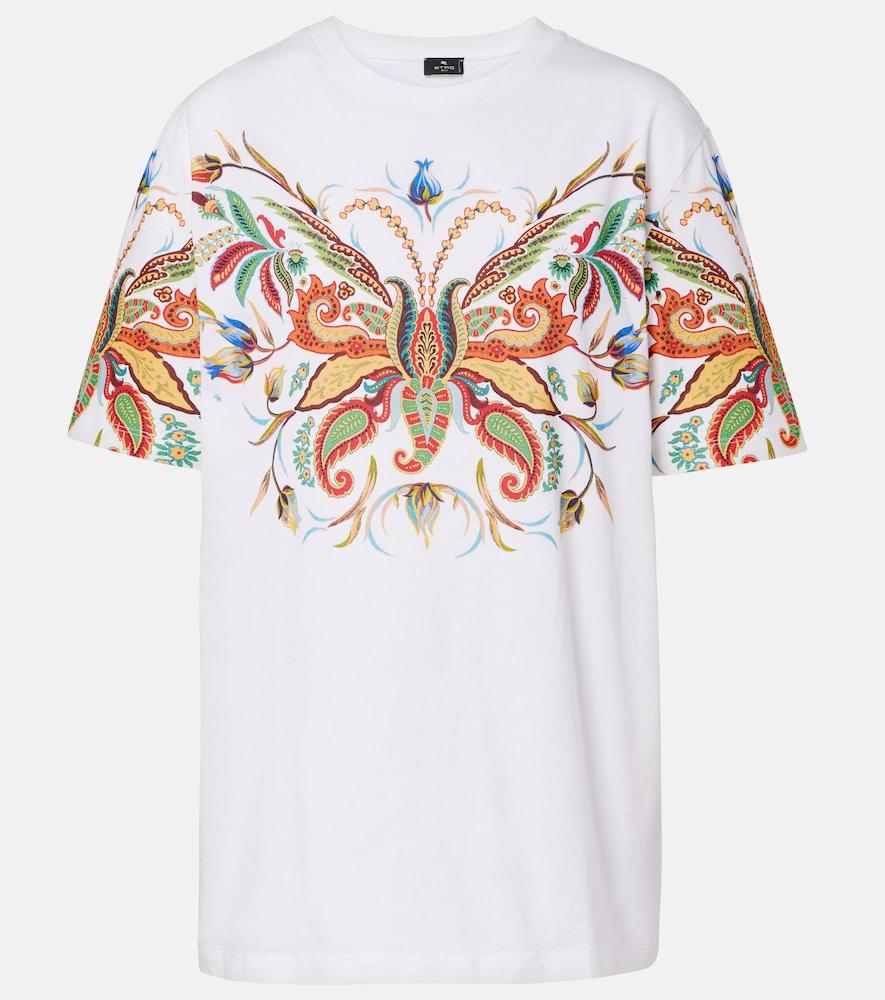 etro printed cotton jersey t