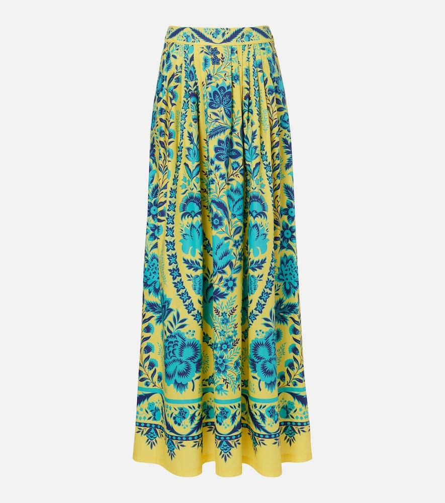 etro printed cotton maxi skirt