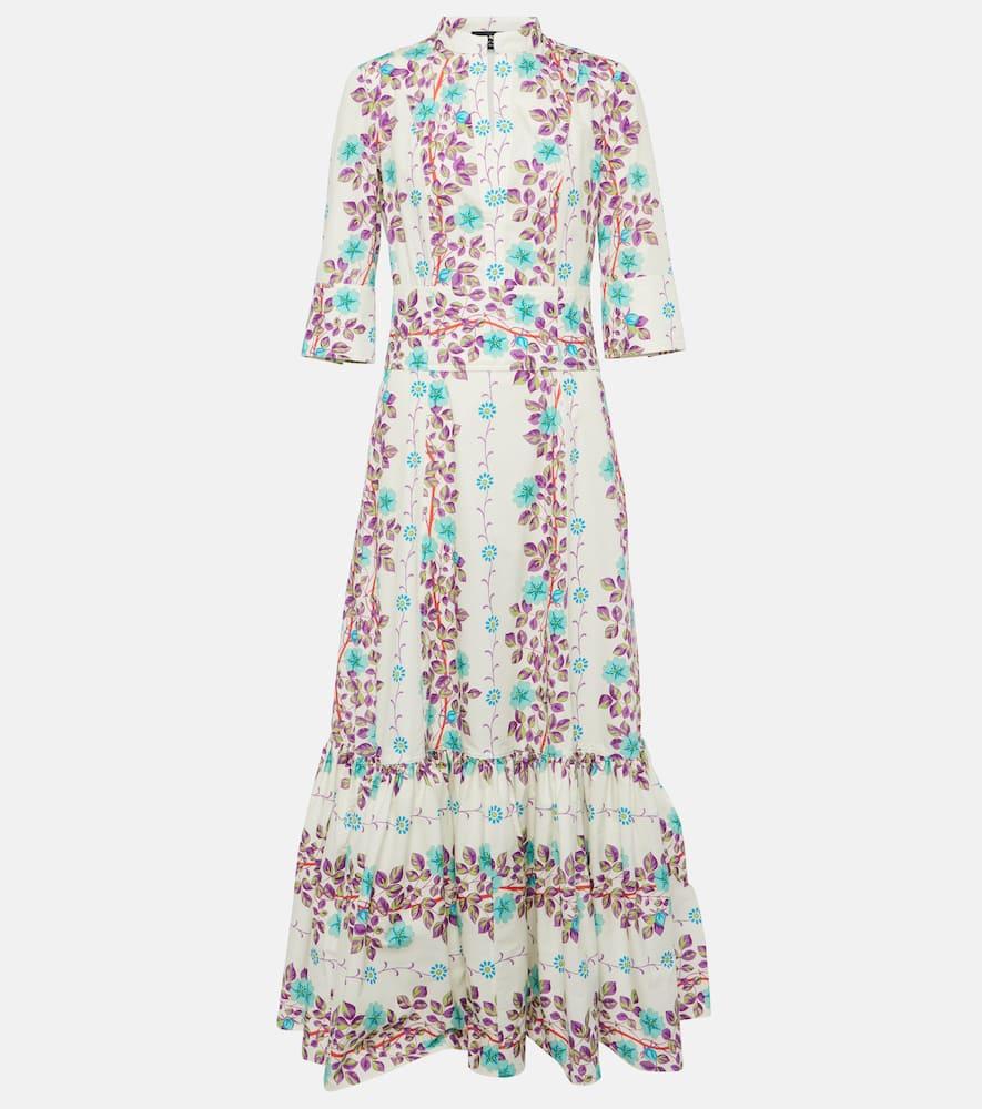 etro printed cotton shirt dress