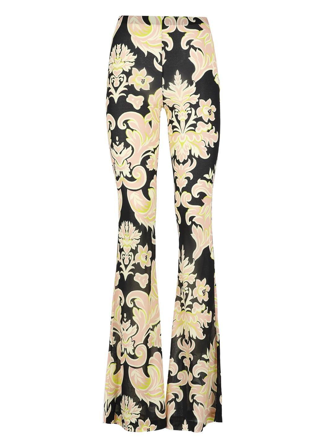 etro printed jersey trousers
