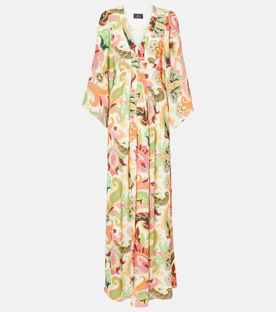 etro printed maxi dress
