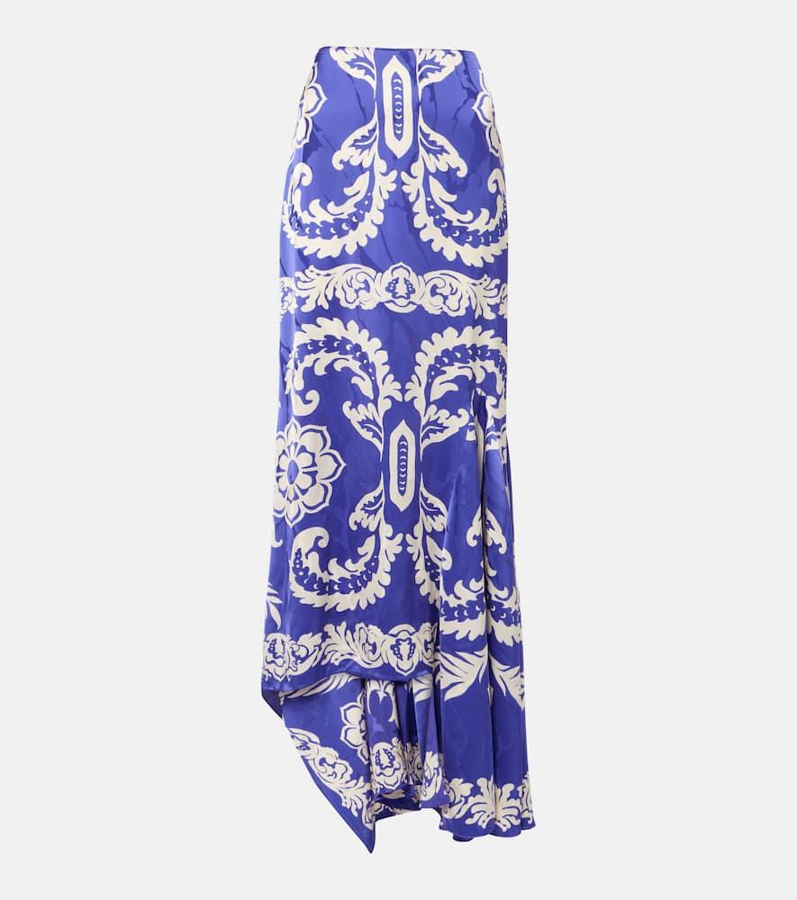 etro printed maxi skirt