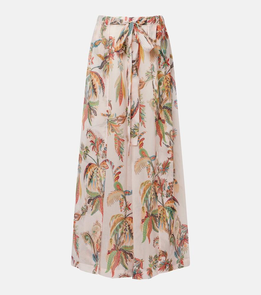 etro printed maxi skirt