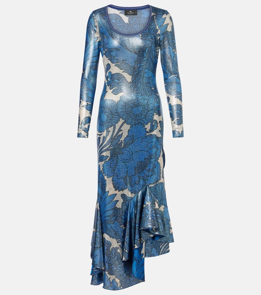 etro printed midi dress