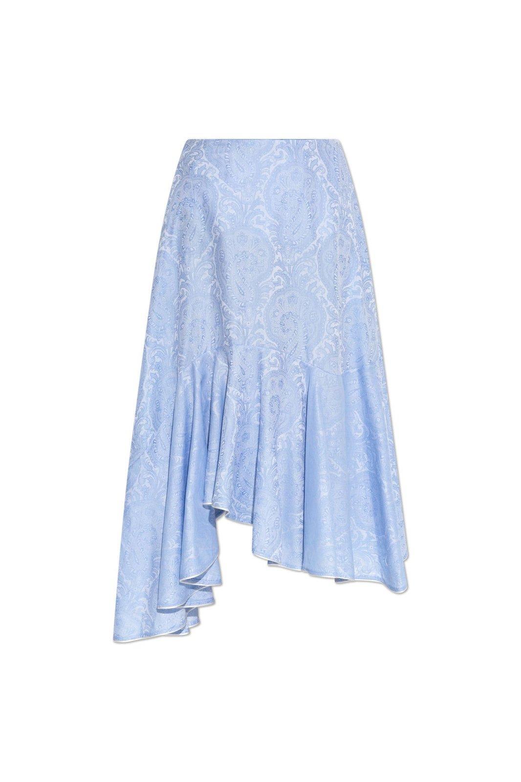 etro printed midi skirt