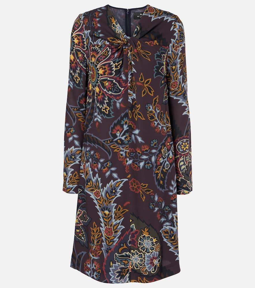 etro printed minidress