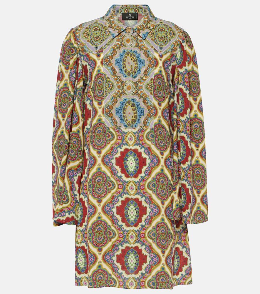 etro printed minidress