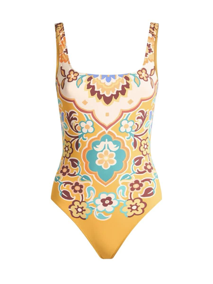 etro printed one-piece swimsuit