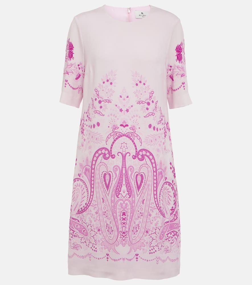 etro printed shift minidress