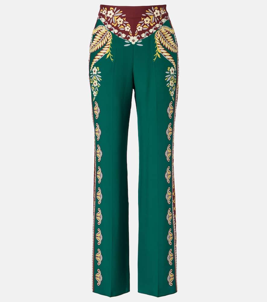 etro printed silk wide
