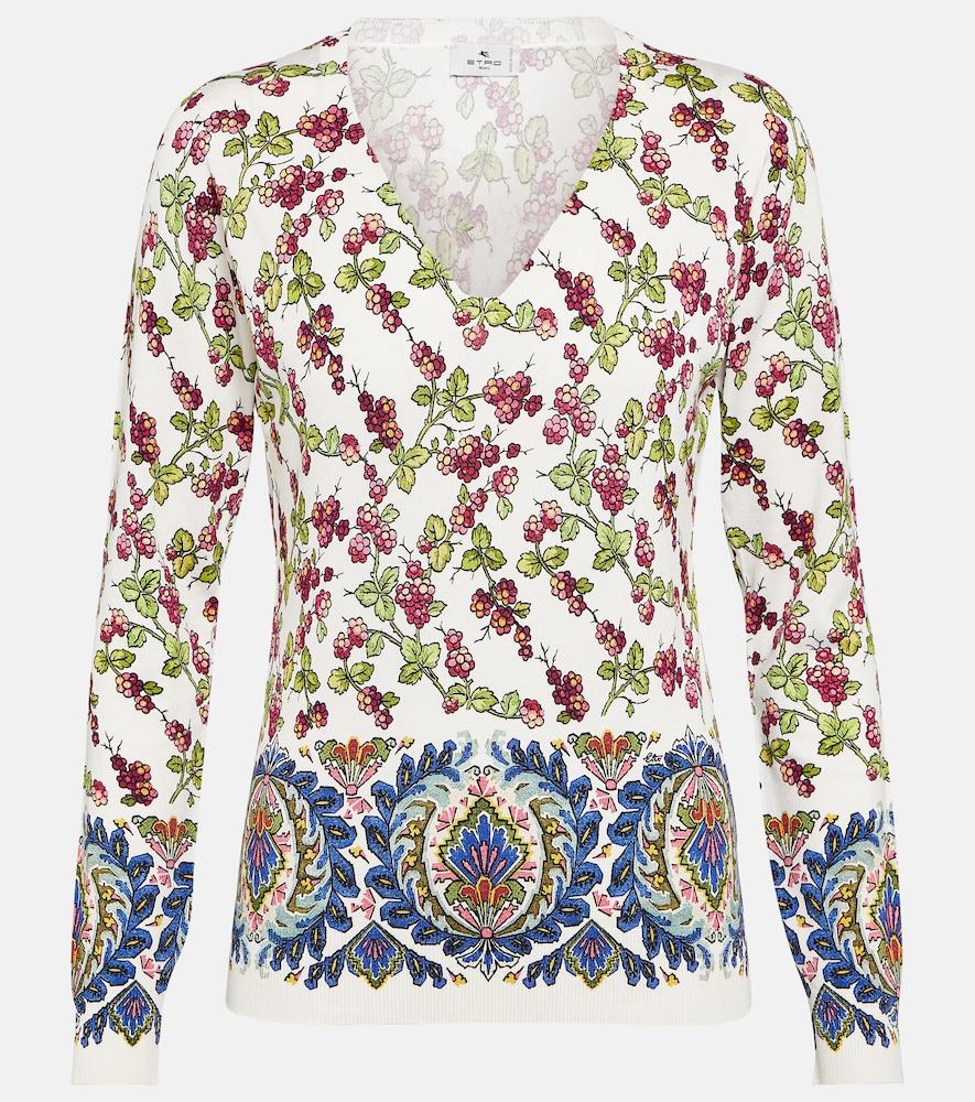 etro printed silk