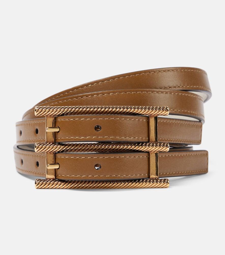 etro reversible leather belt