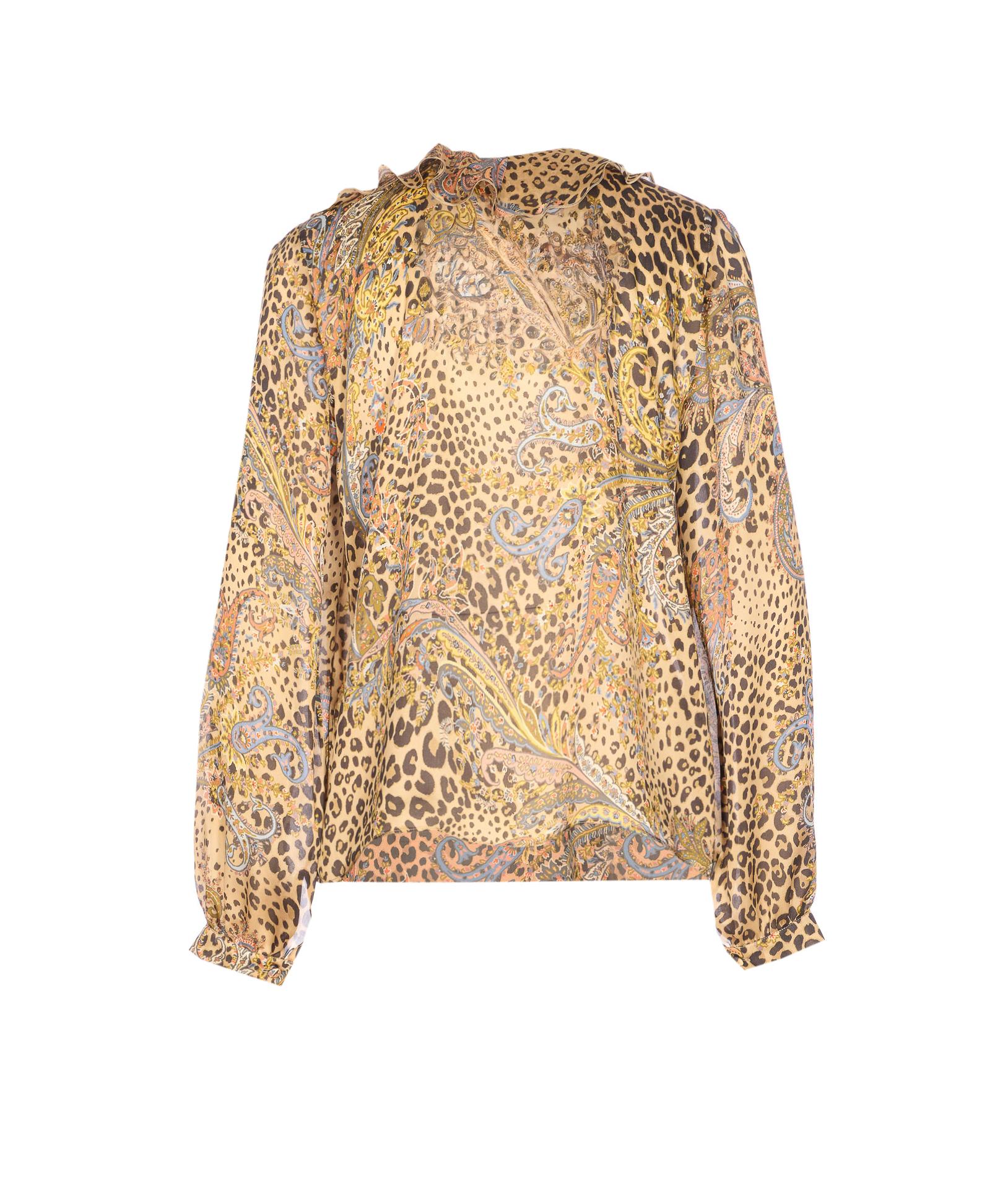 etro shirts beige silk - women