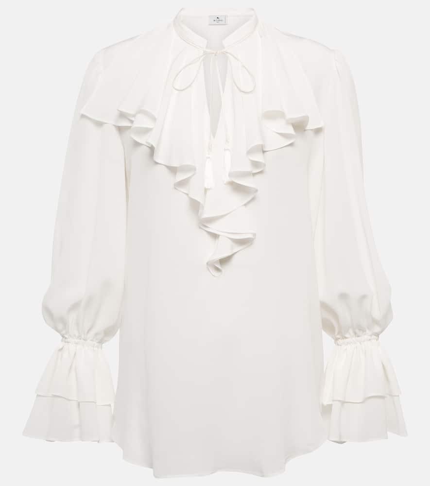 etro silk blouse
