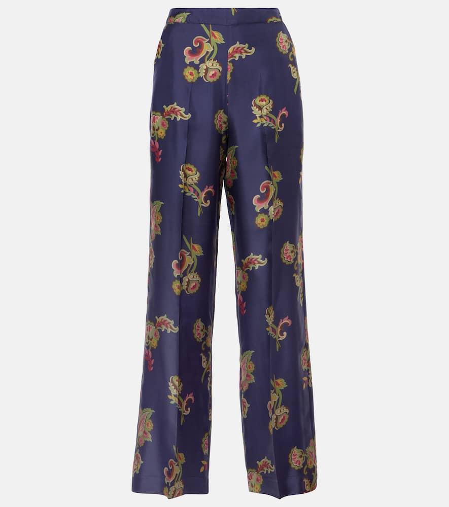 etro silk palazzo pants