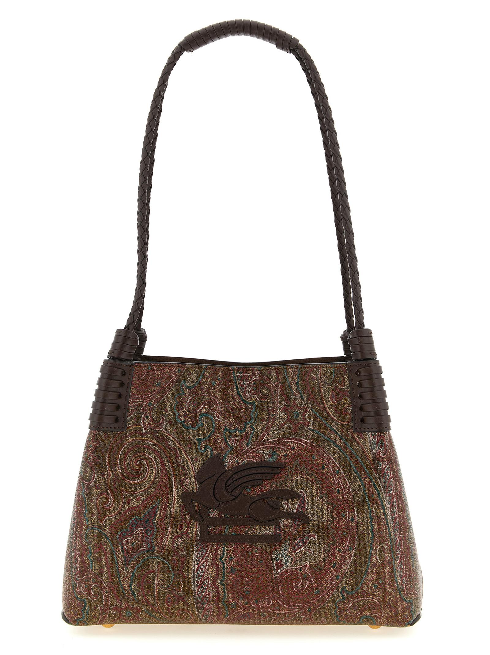etro small libra shopping bag multicolor cotton tote - women