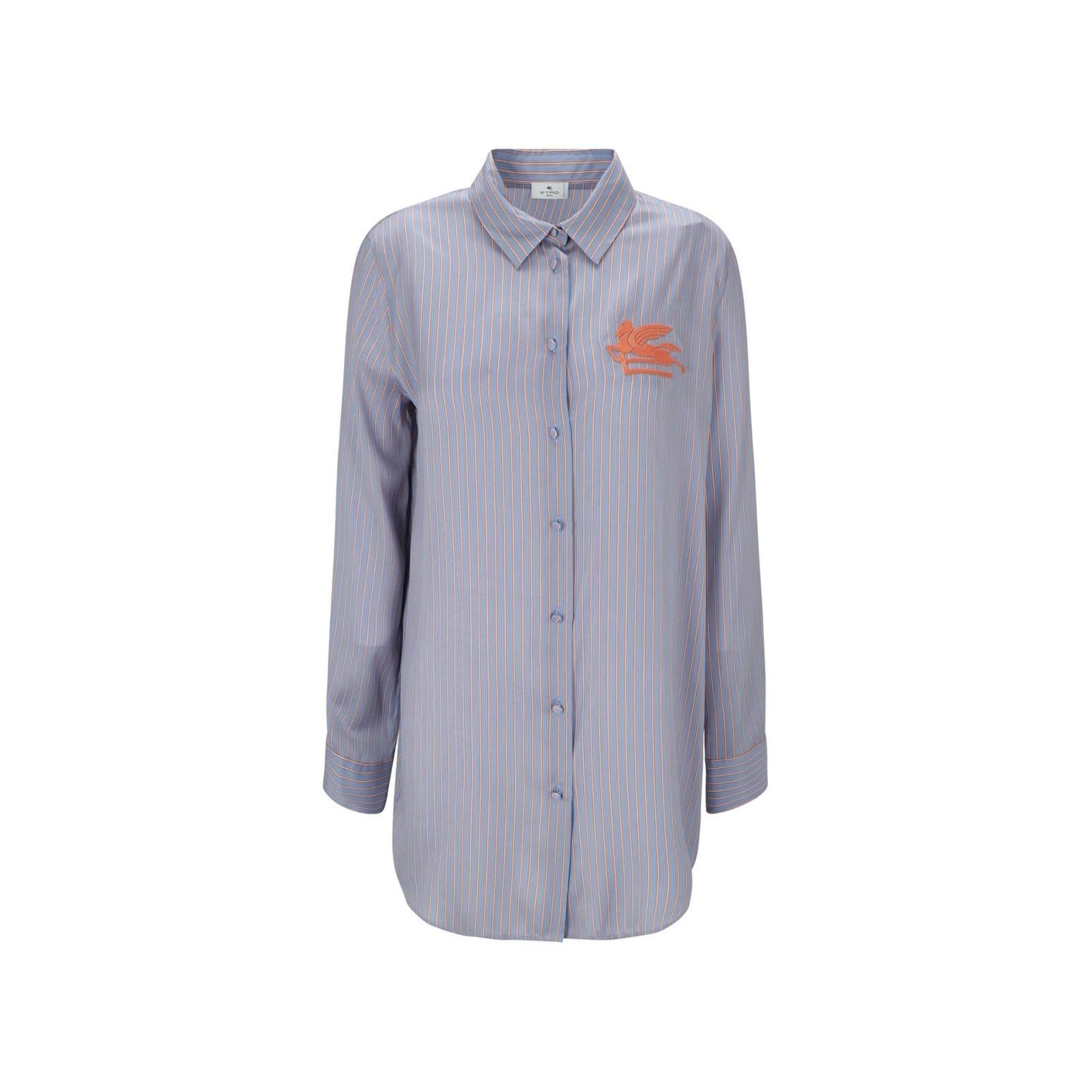 etro striped silk shirt