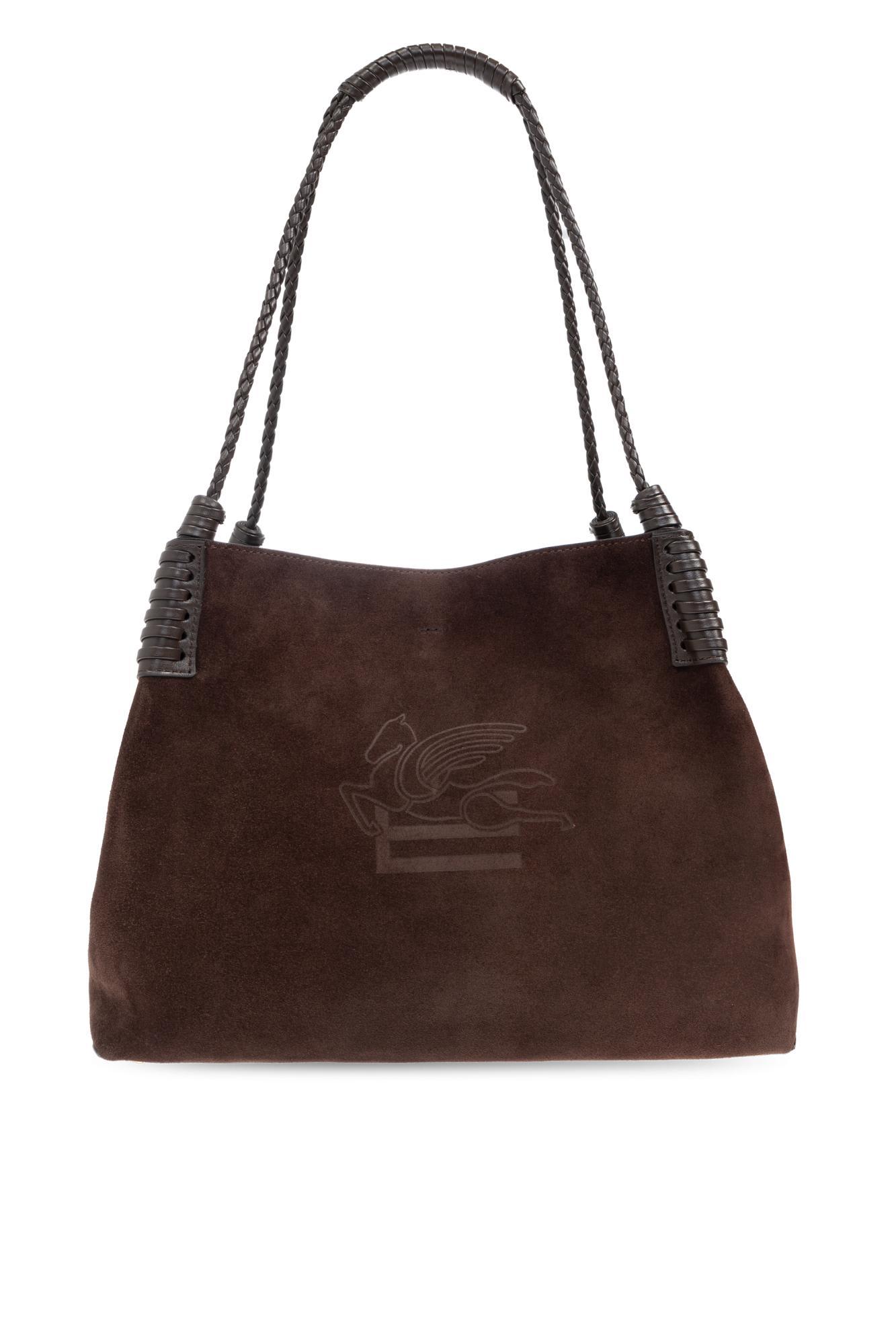 etro suede shoulder bag