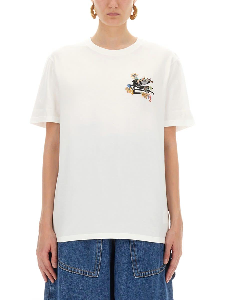 etro t-shirt with pegasus