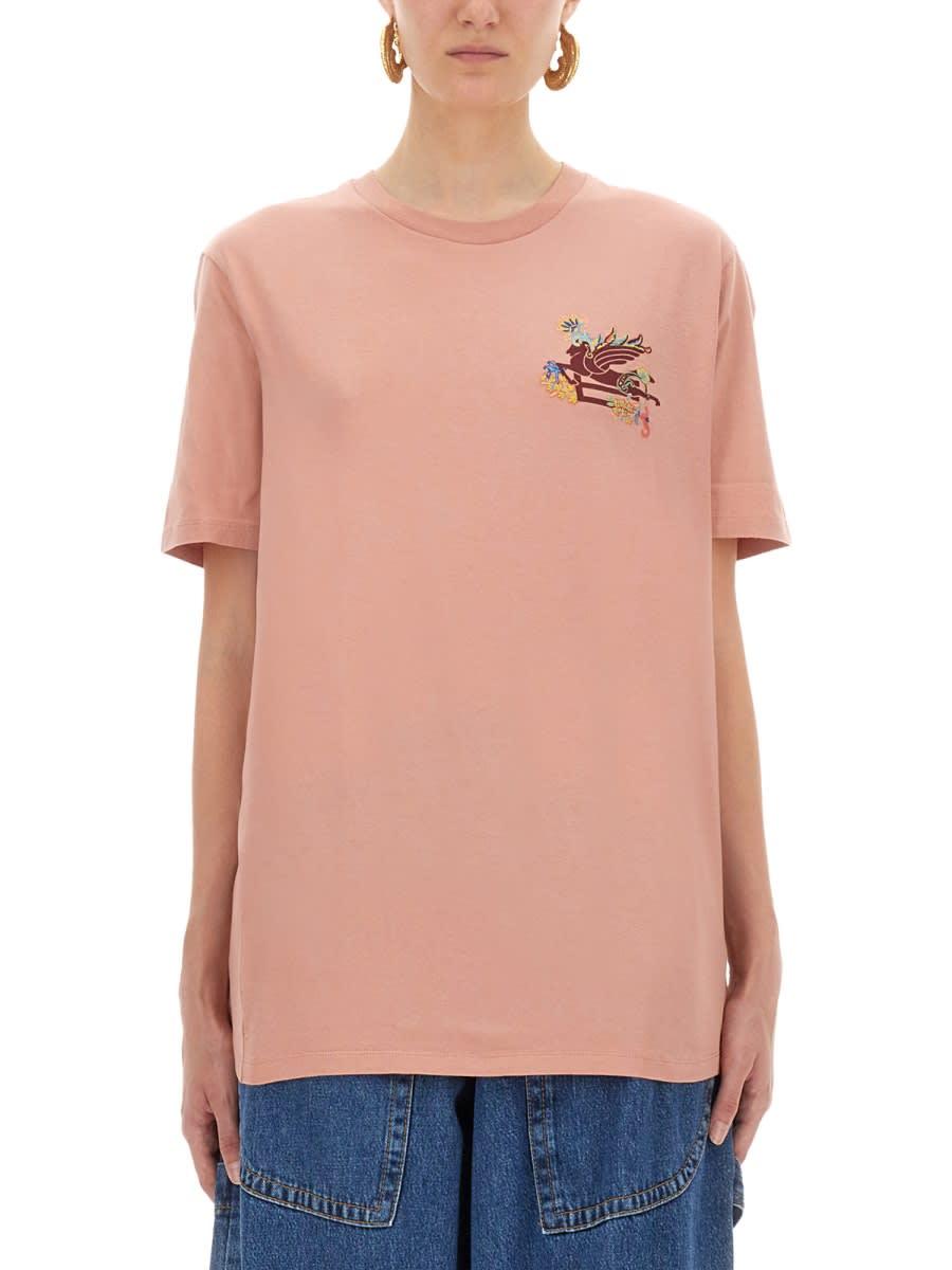 etro t-shirt with pegasus