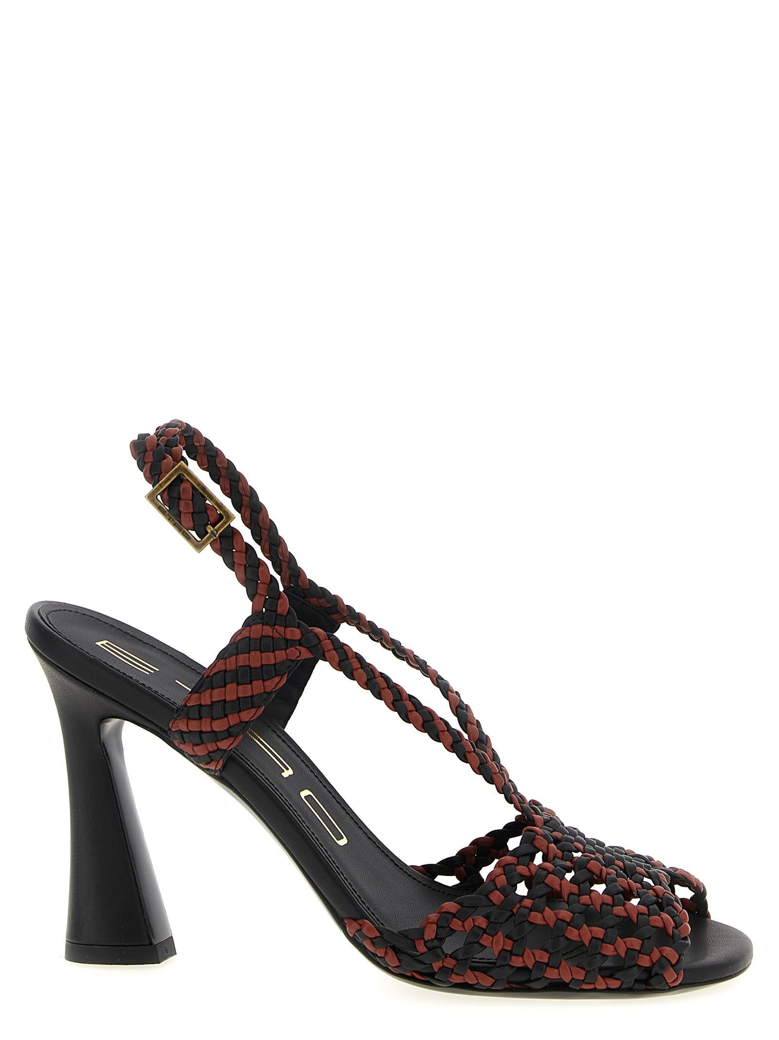 etro two-tone sandals